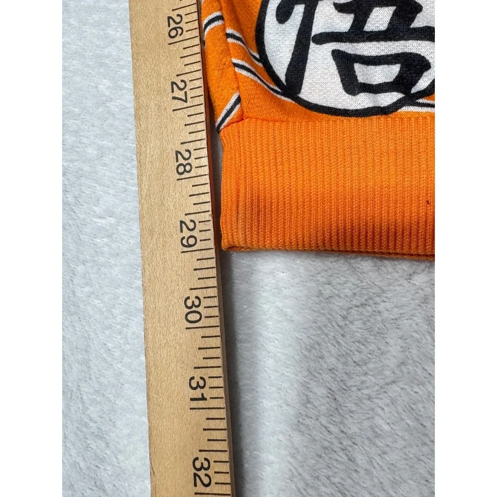 Dragon Ball Z Sleep Pants XL Orange Goku Kanji Graphic Lounge Joggers Anime